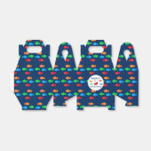 Bunte Fische Geburtstag Geschenkschachtel (Ungefaltet)