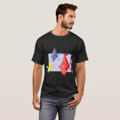 Bunte Fische im Wasser T-Shirt (Vorne ganz)