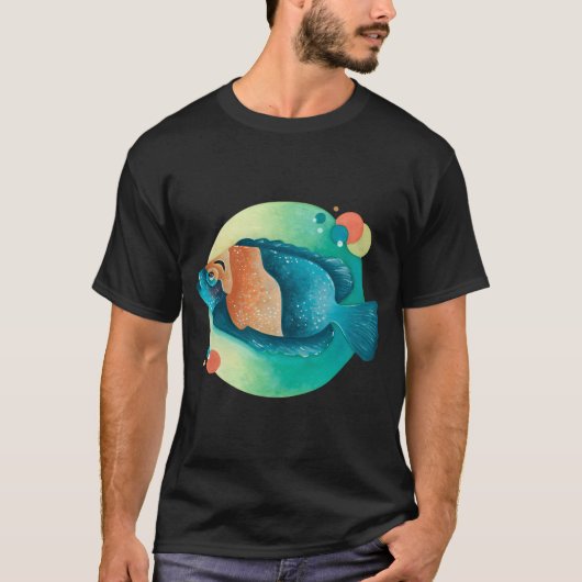 Bunte Fische T-Shirt (Vorderseite)