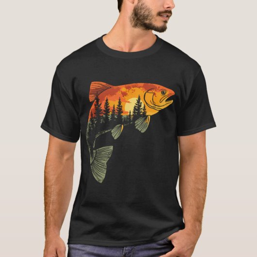 Bunte Fische T-Shirt (Vorderseite)