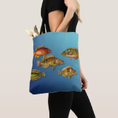 Bunte Fische Tasche (Von Nahem)