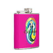 Bunte Flapper Meerjungfrau Thunder_Cove Flachmann (Rechts)