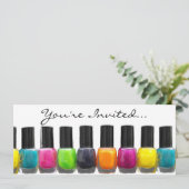 Bunte Flaschen, Einladung (Stehend Vorderseite)