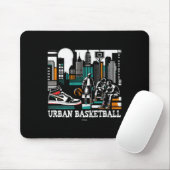 Bunte Flashy Neue Sneaker Und Urn Sketll Mousepad (Mit Mouse)
