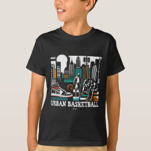 Bunte Flashy Neue Sneaker Und Urnen-Skizze T-Shirt