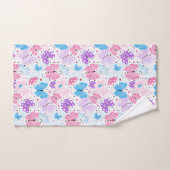 Bunte Fliegen-Schmetterlinge Badhandtuch Set (Handtuch)