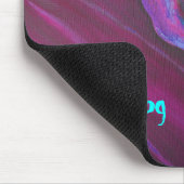 Bunte flippige FroschMausunterlage Mousepad (Ecke)