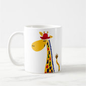 Bunte flippige Giraffen-Kunst Kaffeetasse (Links)