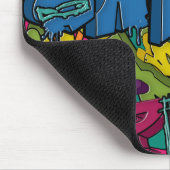 Bunte, flippige und städtische Graffitikunst Mousepad (Ecke)