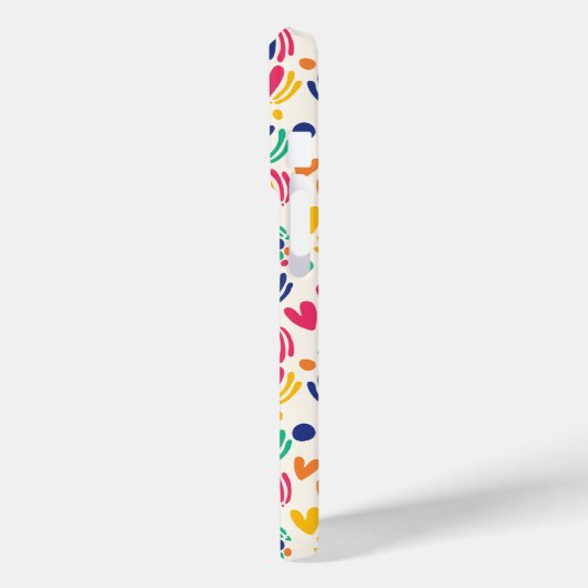 Bunte Florals & Polka Dots Case-Mate iPhone Hülle (Rückseite / Links)