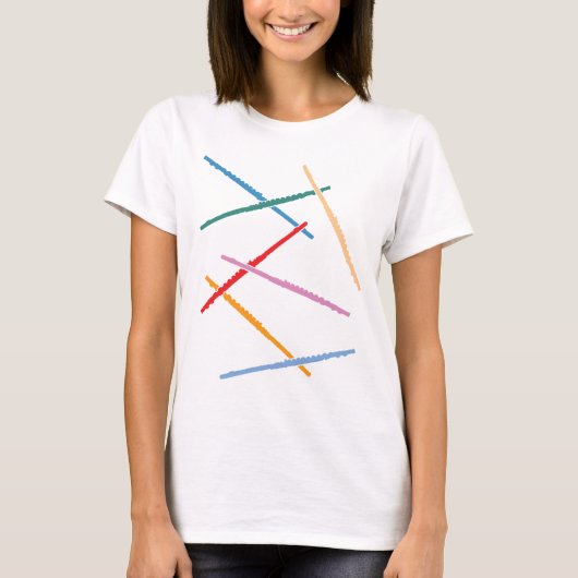 Bunte Flöten T-Shirt (Vorderseite)