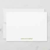 Bunte Fluggesellschaft Geburtstagspartei Einladung (Rückseite)