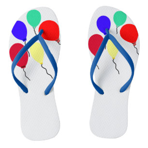Bunte Flying Balloons Badesandalen