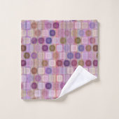 Bunte Formen Badhandtuch Set (Waschlappen)