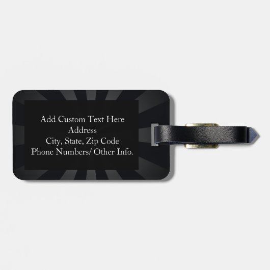 Bunte Formen, Frucht des Geistes Gepäckanhänger (Rückseite horizontal)