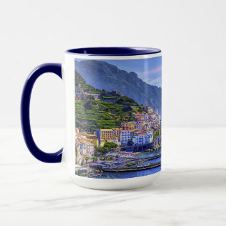 Bunte Foto-Kunst Amalfis Italien Europa Tasse