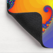 Bunte Fraktal-Spiralen: Mousepad (Ecke)