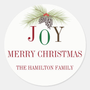 Bunte FREUDE personalisierter Aufkleber