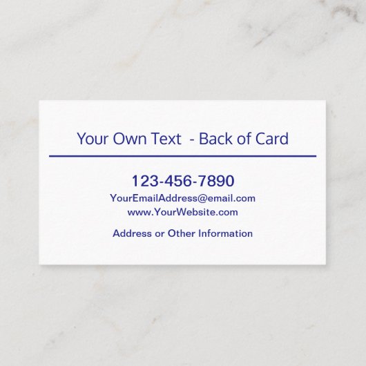 Bunte Friedenssymbole Visitenkarte (Rückseite)