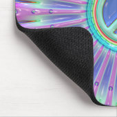 Bunte Friedenszeichen-Explosion Mousepad (Ecke)