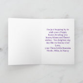 Bunte Frohe Ostern Mama Feiertagskarte (Innenseite)