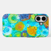 Bunte Frosch-Regenbogen-Wasser-Handyhülle Case-Mate iPhone Hülle (Rückseite (Horizontal))