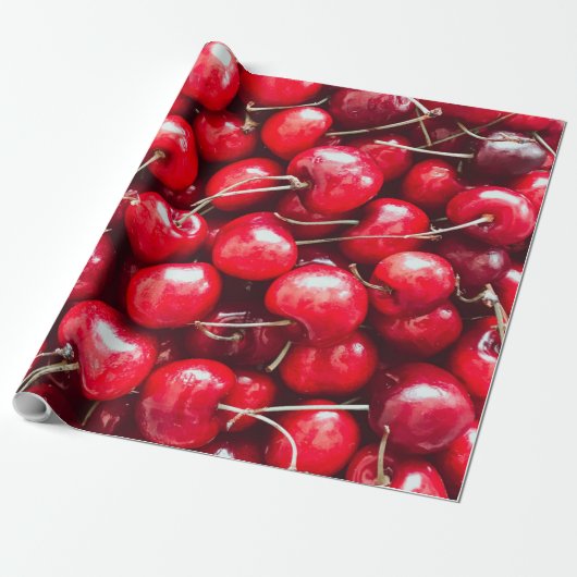 Bunte Früchte Geschenkpapier (Ungerollt)