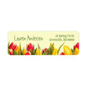 Bunte Frühlings-Tulpe-persönliche mit