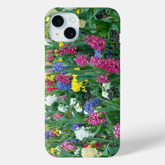 Bunte Frühlingsblumen Case-Mate iPhone Hülle (Rückseite)