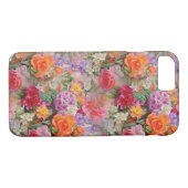 Bunte Frühlingsblumen Case-Mate iPhone Hülle (Rückseite (Horizontal))