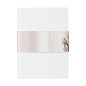 Bunte Frühlingsblumen Einladungsbanderole (Rückseitenbeispiel)