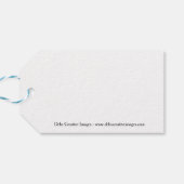 Bunte Frühlingsblumen in voller Blüte Geschenkanhänger (Rückseite Horizontal)