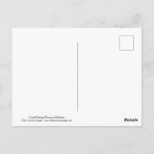 Bunte Frühlingsblumen in voller Blüte Postkarte (Rückseite)