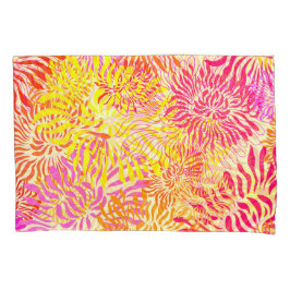 Bunte Frühlingsblumen Kissenbezug