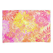 Bunte Frühlingsblumen Kissenbezug (Vorderseite-Rechts)