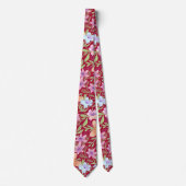 Bunte Frühlingsblumen Krawatte (Vorderseite)