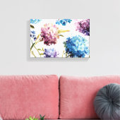 Bunte Frühlingsblumen Leinwanddruck (Insitu (Wohnzimmer))