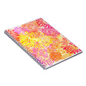 Bunte Frühlingsblumen Notizblock (Rechte Seite)