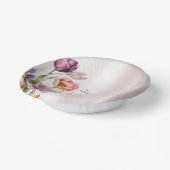 Bunte Frühlingsblumen Pappteller (Gewinkelt)