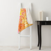 Bunte Frühlingsblumen Sherpadecke (Beispiel)