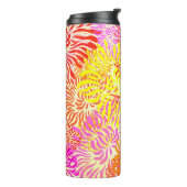 Bunte Frühlingsblumen Thermosbecher (Nach links gedreht)