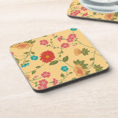Bunte Frühlingsblumen Untersetzer (Linke Seite)