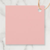 Bunte Frühlingsfeier Wildblume Geschenkanhänger (Rückseite)