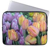 Bunte Frühlingtulips Laptopschutzhülle (Vorderseite)