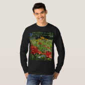 Bunte Frühsommer-Gärten T-Shirt (Vorne ganz)