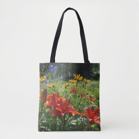 Bunte Frühsommer-Gärten! Tasche (Vorderseite)
