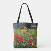 Bunte Frühsommer-Gärten! Tasche (Rückseite)
