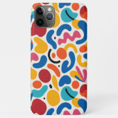 Bunte Funky Amorphe Formen Kunst Muster Case-Mate iPhone Hülle (Rückseite)