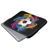 Bunte Fußball-Laptop-Hülse Laptopschutzhülle (Vorne Knopf)