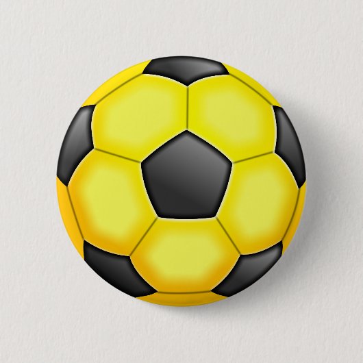 Bunte Fußbälle Button (Vorderseite)